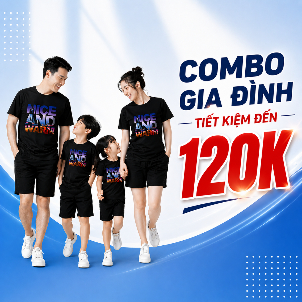 Áo Thun Gia Đình Cotton In Hình Family – Set Áo Gia Đình Đi Chơi, Du Lịch F778 | JJ Kids Fashion