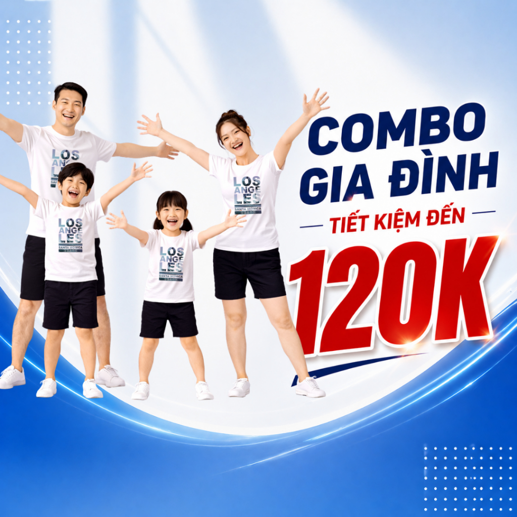 Áo Thun Gia Đình Cotton In Hình Family – Set Áo Gia Đình Đi Chơi, Du Lịch F777 | JJ Kids Fashion