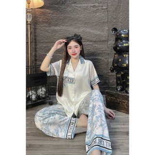 Đồ Bộ Pijama Lụa latin Lụa mịn Tơ Tằm ,Có Nhiều Màu.Size 45-60 kg,,Quần Dài ,Tay Áo Dài , Ngắn,, Dành Cho Nữ!