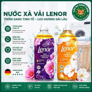 Nước Xả Lenor Nhập Khẩu EU – Mềm Mại Tự Nhiên, Lưu Hương 7 Ngày, Mùi Thơm Cao Cấp