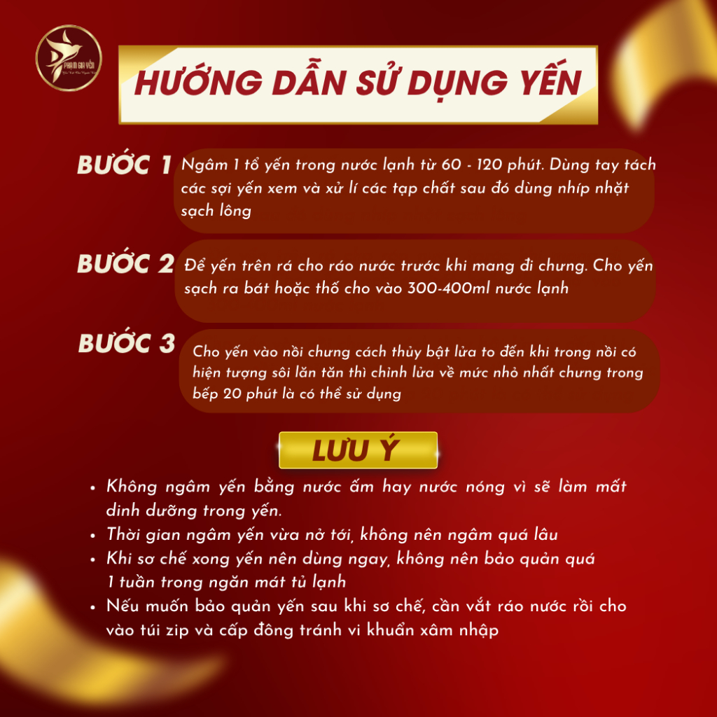 Tổ Yến Thô Bể Già Gân - Bể To - Yến Sào Phạm Gia  - Tổ Yến Thô