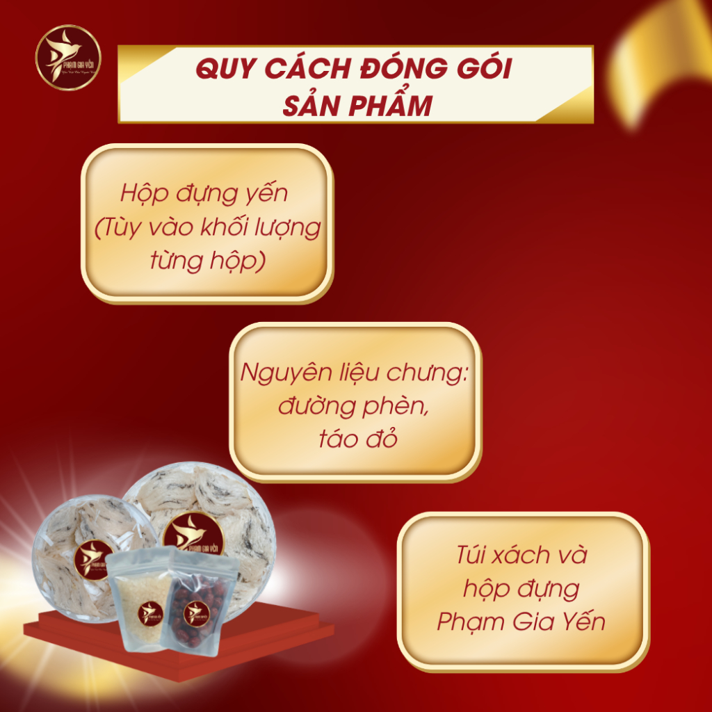 Tổ Yến Thô Bể Già Gân - Bể To - Yến Sào Phạm Gia  - Tổ Yến Thô