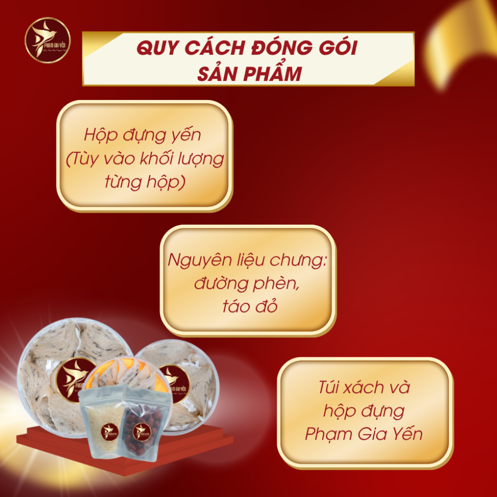 Tổ Yến Thô Già Gân Dùng Thử 10 Gram - Yến Sào Phạm Gia  - Tổ Yến Thô