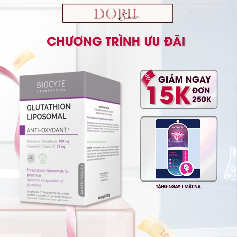 biocyte glutathion liposomal SANT - Longevity Liposomal, 30 Glules Thc phm bo v sc