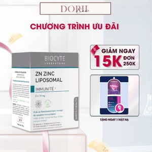 Viên Uống Bổ Sung Kẽm Biocyte Zn Zinc Liposomal Hộp 90 viên tặng mặt nạ