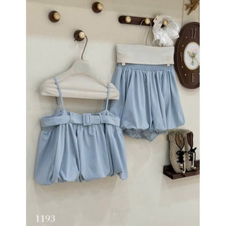 LT - Set hai dây bồng bí mix quần short bồng free size 1725