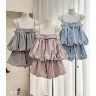 LT - Set hai dây bồng bí mix quần short bồng free size 1725