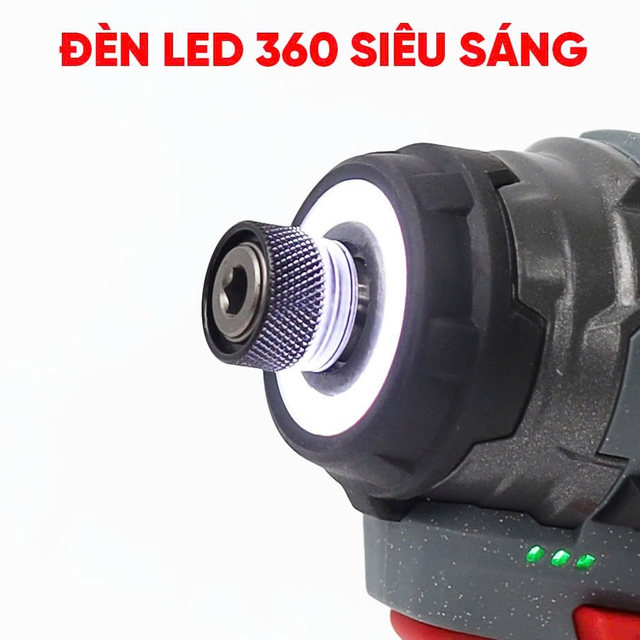 Máy Bắn Vít Pin BOSSUN BS-SD160PRO 21V – Động Cơ Không Chổi Than, Lực Siết 160Nm, 4 Cấp Tốc Độ, Kèm 2 Pin
