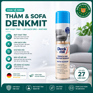 Chai Xịt Bọt Vệ Sinh Sofa Thảm Denkmit Đức 600ml – Làm Sạch Sâu, Khử Mùi, Không Cần Giặt Nước