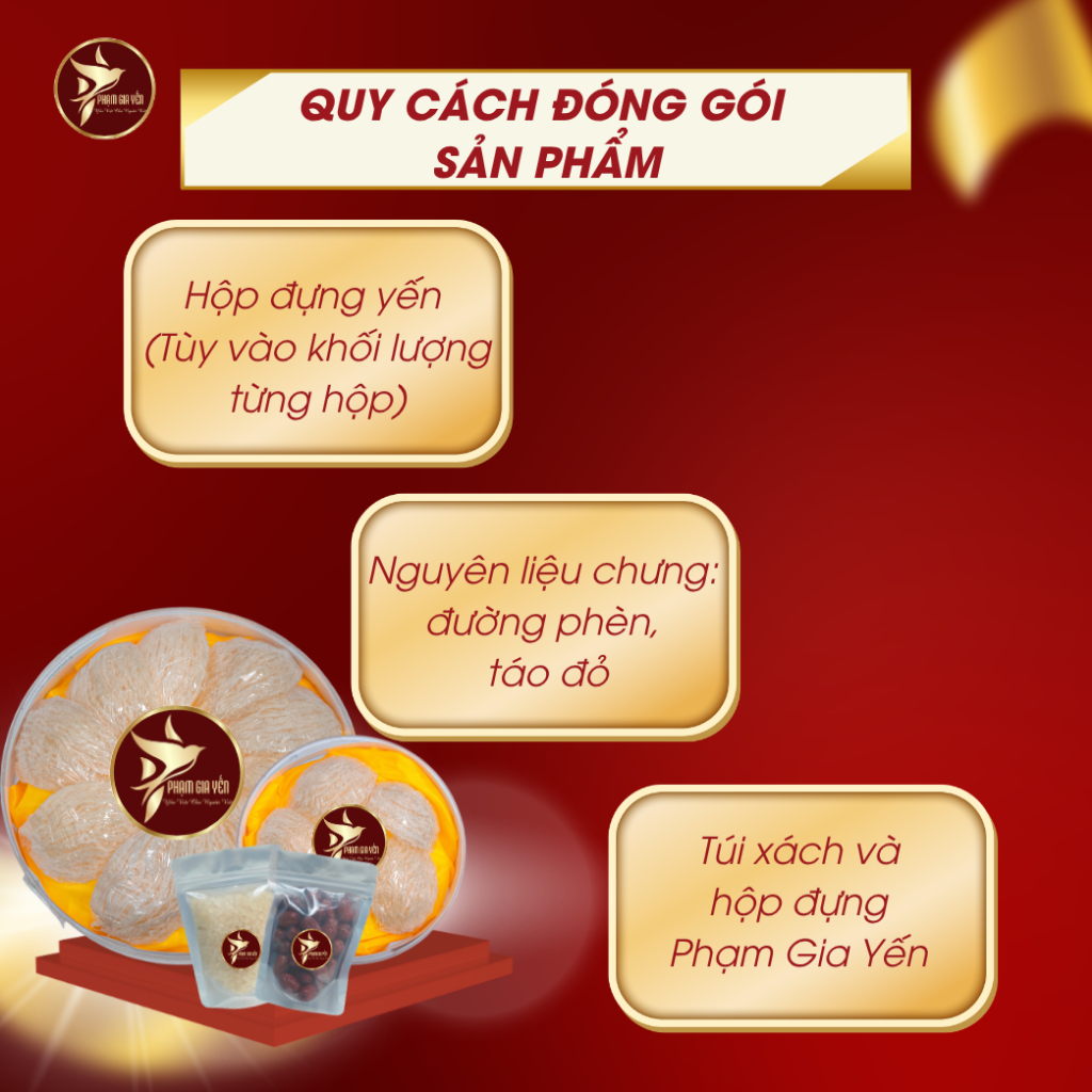 Yến Sào Rút Lông Nguyên Tổ Nguyên Chất 100% - Yến Sào Phạm Gia