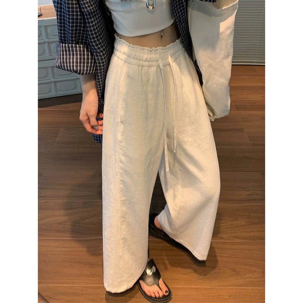 𝗥𝗢𝗠𝗬 𝗣𝗔𝗡𝗧𝗦 - Quần Linen Xương cá full chun