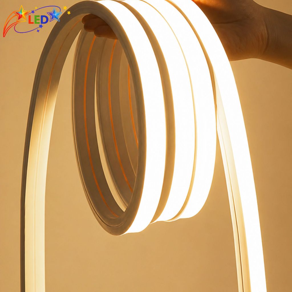 LED Silicon 24V-12V Siêu Sáng, Cắt Mọi Điểm dùng cho nội thất cao cấp_ Giá Mét (CHƯA KÈM NGUỒN)
