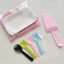 Combo 10 Bộ Set 10c Đĩa, Dĩa, Dao, Nến Ăn Bánh Kem Sinh Nhật Màu Pastel An Toàn DUHA 097