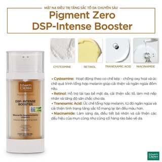 Mặt Nạ Cysteamin Làm Sáng Mờ Nám Thế Hệ Mới MartiDerm DSP-INTENSE BOOSTER