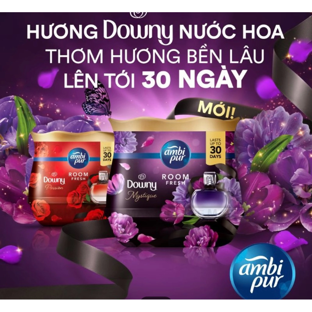 Sáp Thơm Ambi Pur Hương Downy Đam Mê Hũ 180G