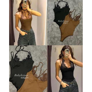 Bodysuit V Lace M357