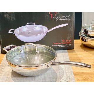 Chảo sâu lòng tổ ong Galactic La gourmet 20/24/28cm chính hãng, lớp chống dính bền bỉ,chống trầy xước GermanySnT HCM