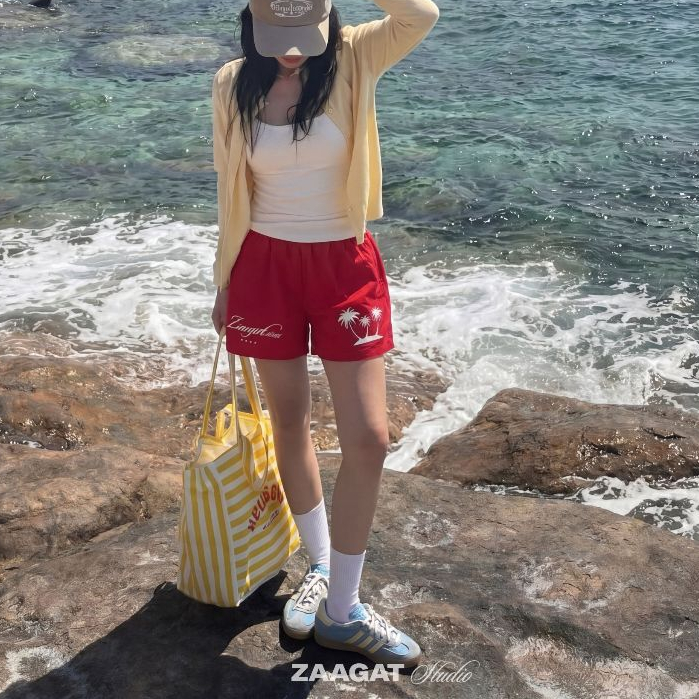 [SIÊU RẺ] Quần Đùi Kaki Coconut Short  ZAAGAT - Quần Cộc Vải Gió Đi Biển Cho Cặp Đôi Nam Nữ