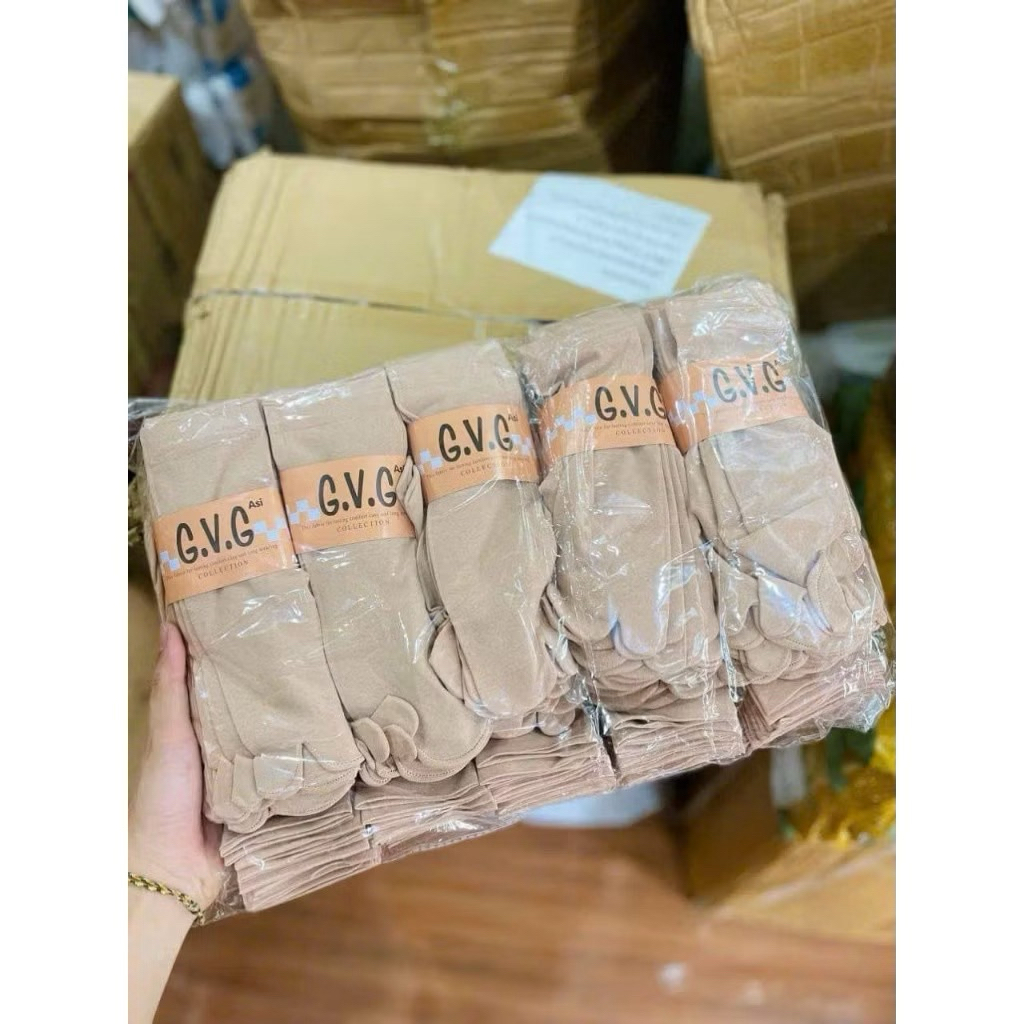 Tất Da Chân Sỏ  Ngón Chống Nắng  HP_GDCK Cotton Mềm Mịn Thoáng Khí Co Giãn 4 Chiều Freesize Nam Nữ