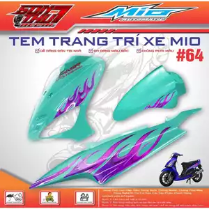 TEM XE MIO SPORT #64 (TEM 3 LỚP - SIÊU NÉT - SIÊU ĐẸP - SIÊU CUTE)