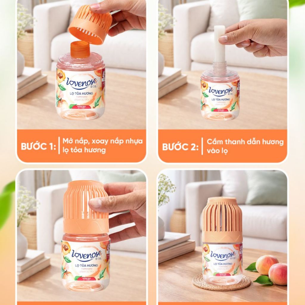 LỌ TOẢ HƯƠNG BIỂN , NHO,ĐÀO ,HOA HỒNG để trong phòng ngủ , nhà vệ sinh đều được