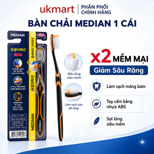 Bàn Chải Đánh Răng MEDIAN Lông Chải Mềm Mượt