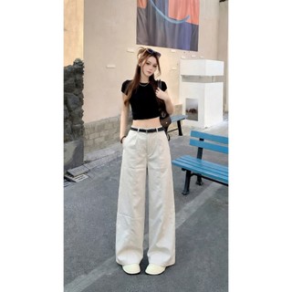 Quần kaki nhật ống suông ForgirlStudio quần ống đứng lưng cao thời trang ít nhăn T237
