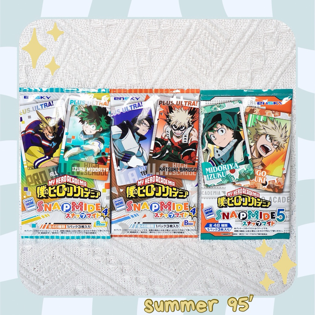 [SẴN-SUMMER 95’] Pack snapmide card gói thẻ nhân phẩm My Hero Academia ...