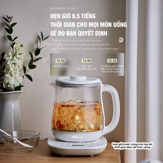 Máy pha trà điện mini đa năng 1.5L BEAR HK-5H15N21, 16 Chức Năng, 800W, Có Hẹn giờ,Bảo Hành 18 Tháng
