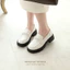 IKUNAK Giày nữ đi làm công sở thanh lịch đính đá nhẹ êm chân Mary Jane 3cm da mềm