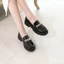 IKUNAK Giày nữ đi làm công sở thanh lịch đính đá nhẹ êm chân Mary Jane 3cm da mềm