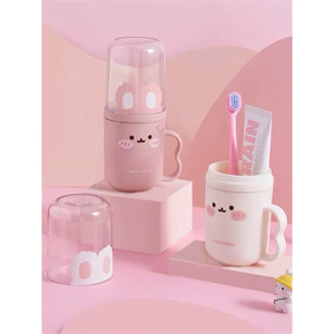 Cốc đựng bàn chải đánh răng du lịch hình GẤU dễ thương