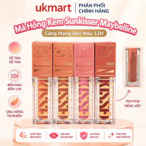 Má hồng kem căng mọng, bền màu Maybelline Sunkisser Blush 4.7ml