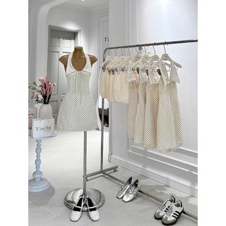 SEP House - Đầm hoa nhí cổ yếm V bẻ sát nách chiết eo ôm body tôn dáng, nữ tính, trendy - Ảnh thật fix