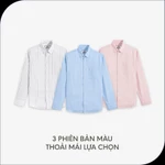 Áo Sơ Mi Nam Dài Tay Oxford Phối Sọc Multi Color 1124 - Luôn Tặng Hộp Đóng – BY COTTON — ảnh 6
