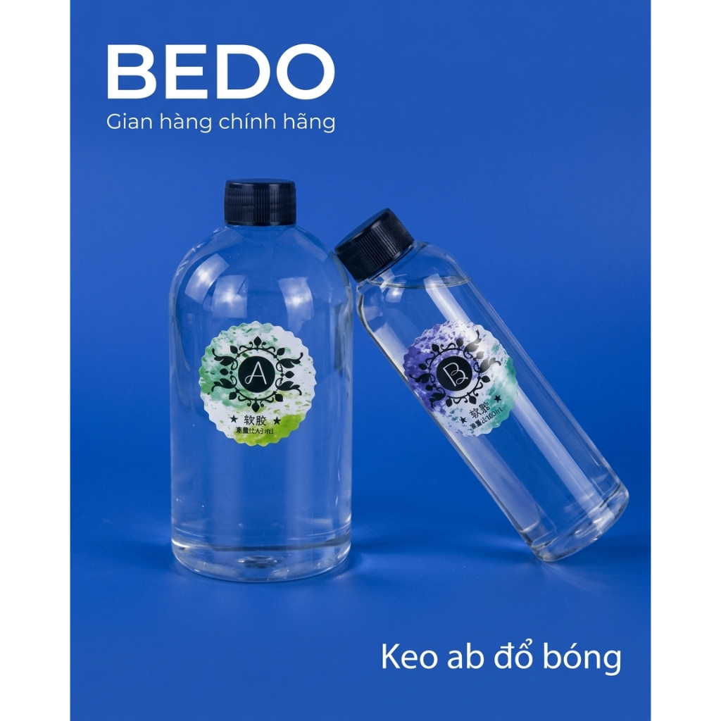 Keo Epoxy Resin BEDO Trong Suốt Độ Bám Dính Cao Chống Thấm Làm Resin Art DIY Trang Sức Nội Thất