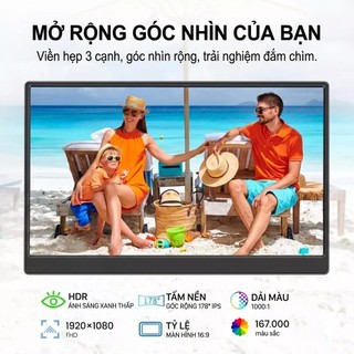 Gói quà dành cho 50 người đầu tiên Màn hình di động 15.6" Kết nối trực tiếp Type-C