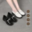 IKUNAK Giày nữ đi chơi dạo phố xinh xắn đính đá sáng Mary Jane 3cm nhẹ thoải mái