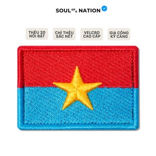 Patch Thêu 3D CỜ GIẢI PHÓNG có miếng dán velcro cao cấp - SOUL OF A NATION
