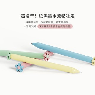 Bút Bi Gel Pastel Zennyth - Bút Hoa – Thiết Kế Tối Giản, Mực Đen Nét Mịn, Viết Êm Tay