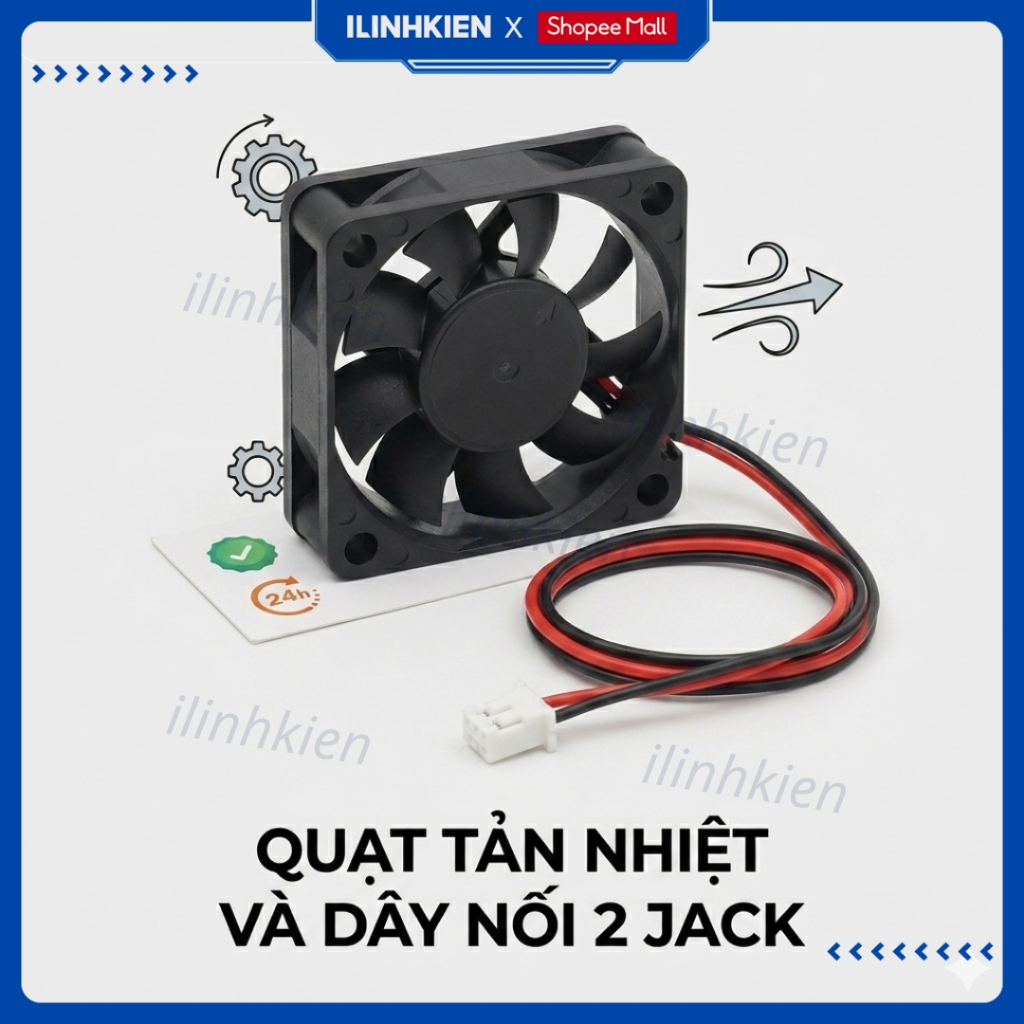 Quạt tản nhiệt 24V đầy đủ các kích thước chất lượng cao ilinhkien.