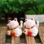 Combo 10 Tượng Ông Thần Tài, Mèo May Mắn , Hủ Vàng Tài Lộc Trang Trí Bánh Kem, Trang Trí Tết DUHA 040