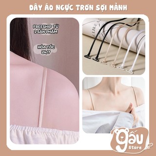 Dây Áo Ngực Thay Thế Quai Mảnh Phong Cách Hàn Quốc, Co Giãn Chống Trượt Có Thể Điều Chỉnh