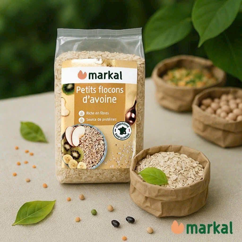 Yến Mạch Cán Mỏng Hữu Cơ Markal 500g
