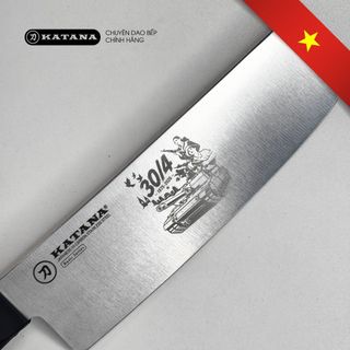 Dao thái đa năng KATANA Basic Nakiri - Phiên bản kỷ niệm 30/4 1975-2026 - KATA403 (165mm)