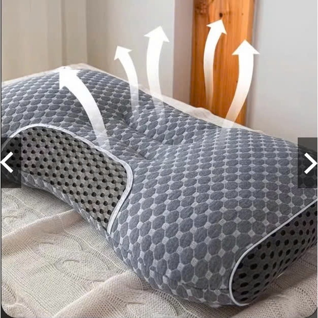 Gối Ngủ Công Thái Học Êm Ái Gối Ngủ Spa Massage Thiết Kế Đặc Biệt Hạn Chế Ngáy Giúp Ngủ Ngon kích thước 46x74cm