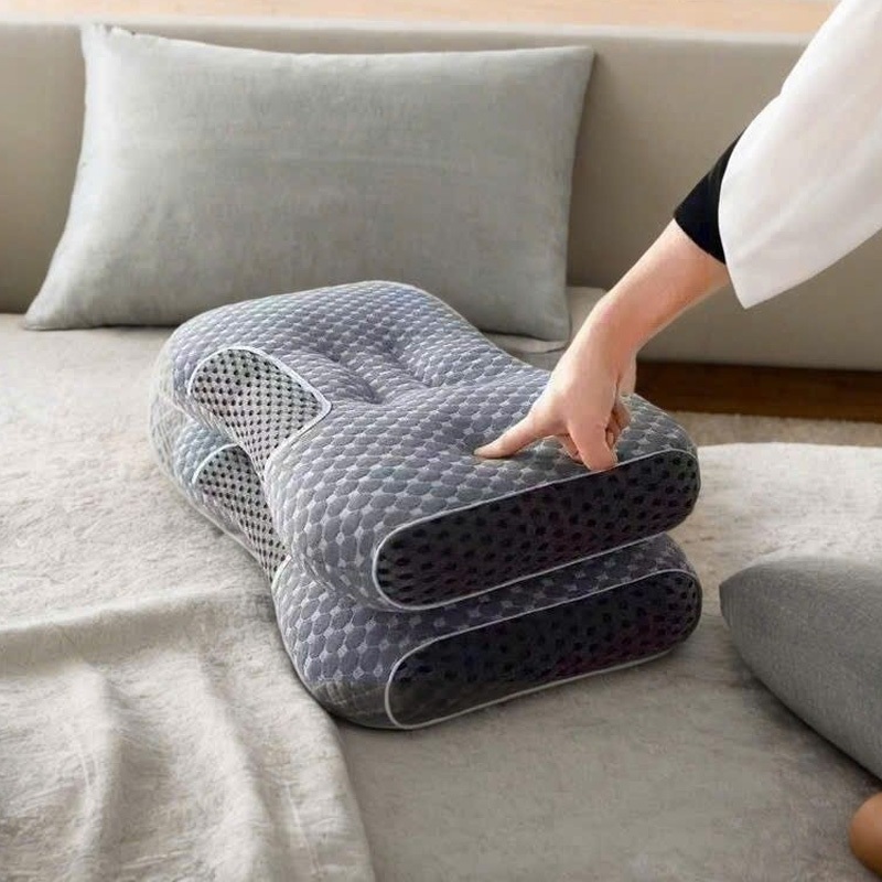 Gối Ngủ Công Thái Học Êm Ái Gối Ngủ Spa Massage Thiết Kế Đặc Biệt Hạn Chế Ngáy Giúp Ngủ Ngon kích thước 46x74cm