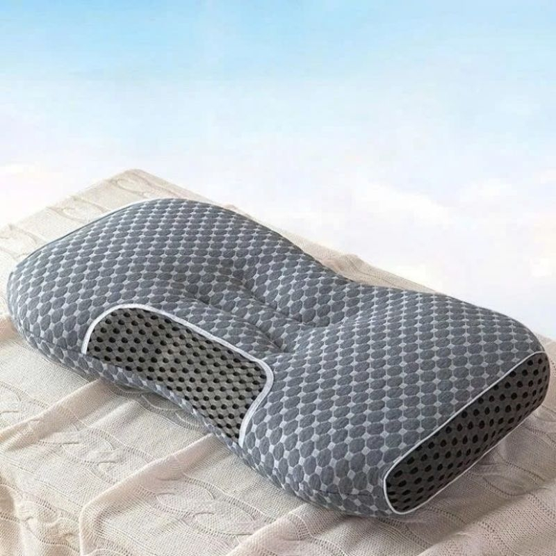 Gối Ngủ Công Thái Học Êm Ái Gối Ngủ Spa Massage Thiết Kế Đặc Biệt Hạn Chế Ngáy Giúp Ngủ Ngon kích thước 46x74cm