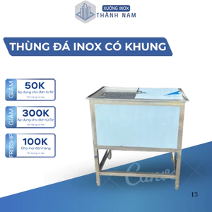 ❄️ THÙNG ĐÁ INOX 3 LỚP GIỮ LẠNH LÂU – CHỐNG GỈ, BỀN ĐẸP, SANG TRỌNG