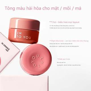 Son Bùn Into You Clash & Duo Lip Mud Dạng Hũ 2 Ngăn 5g Kèm Cọ - Nhập Khẩu Chính Hãng